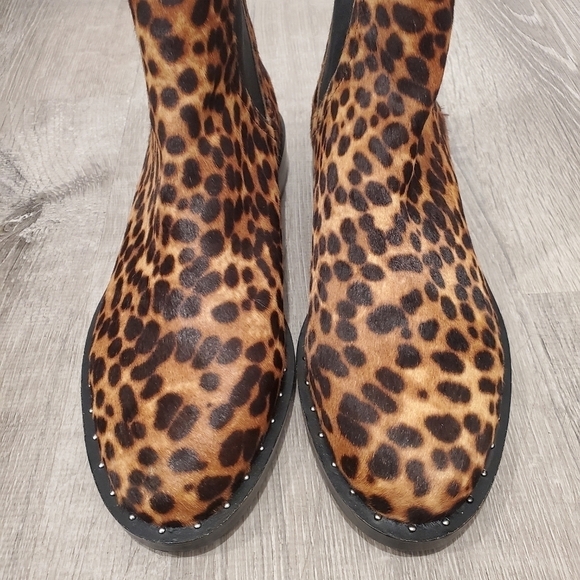 NEW Rebecca Minkoff Sabeen Too Leopard Print Boot - Picture 2 of 7
